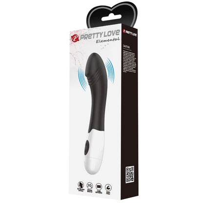 PRETTY LOVE - ELEMENTAL VIBRATEUR POINT G 30 MODES NOIR - 7eme ciel