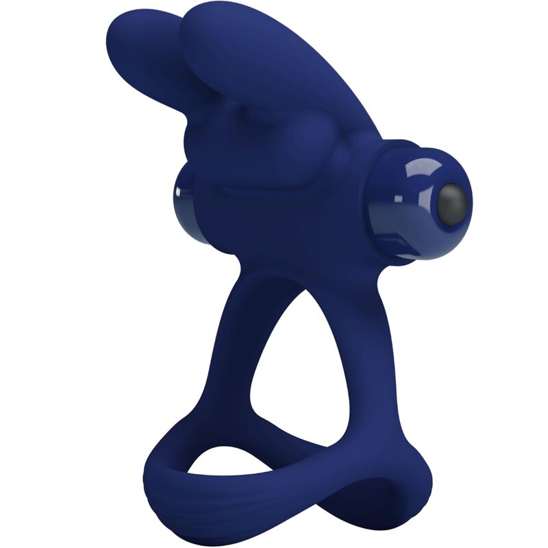 PRETTY LOVE - FRANCISCO DOUBLE ANNEAU VIBRANT LAPIN BLEU - 7eme ciel