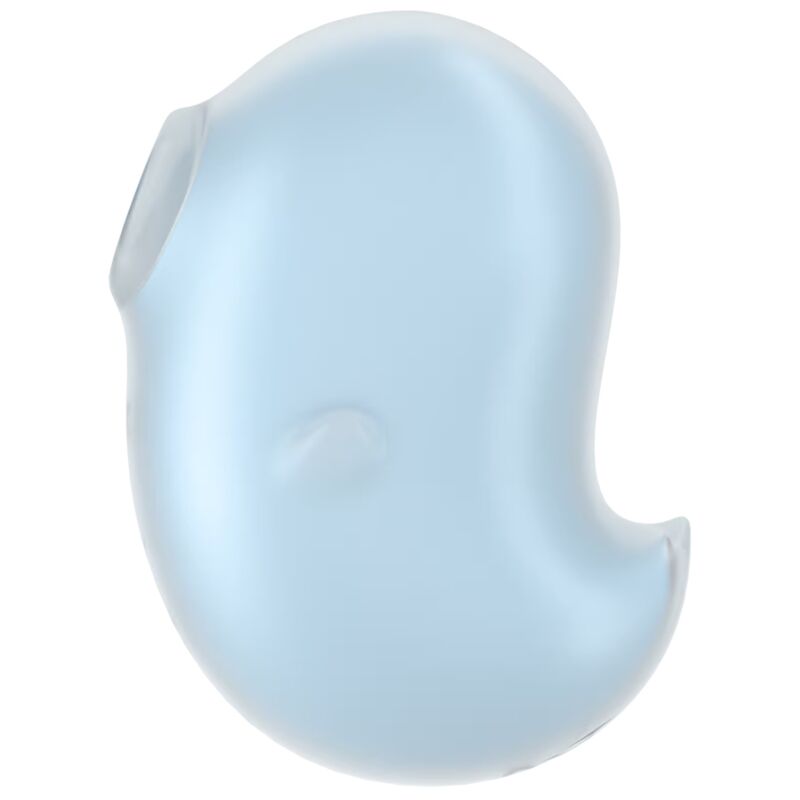 SATISFYER - CUTIE GHOST VIBRATEUR POSER BLEU CLAIR - 7eme ciel