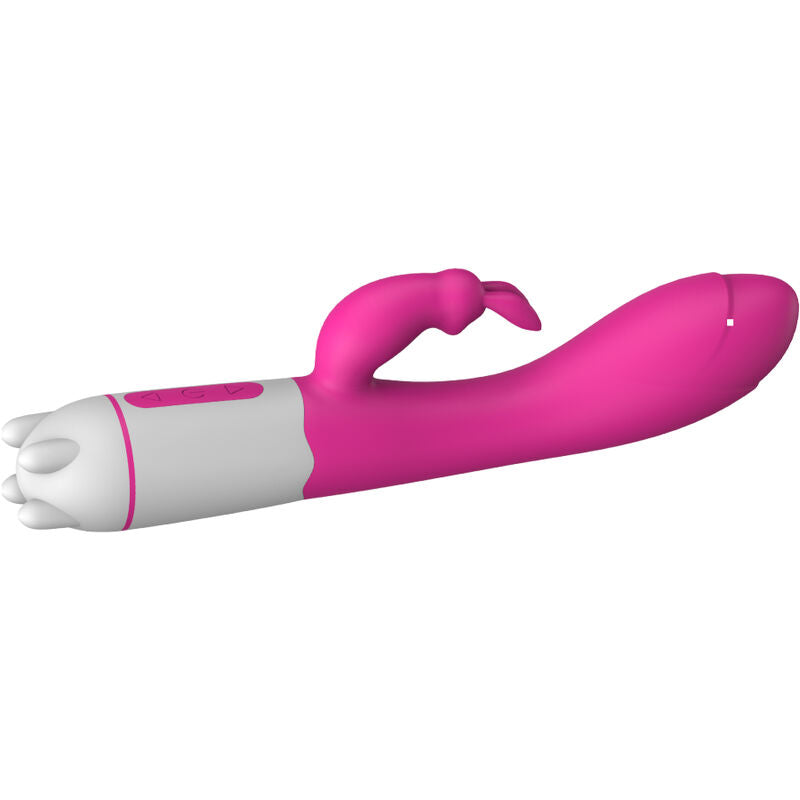 ARMONY - HAPPY VIBRATEUR & STIMULATEUR DE LAPIN FUCHSIA - 7eme ciel