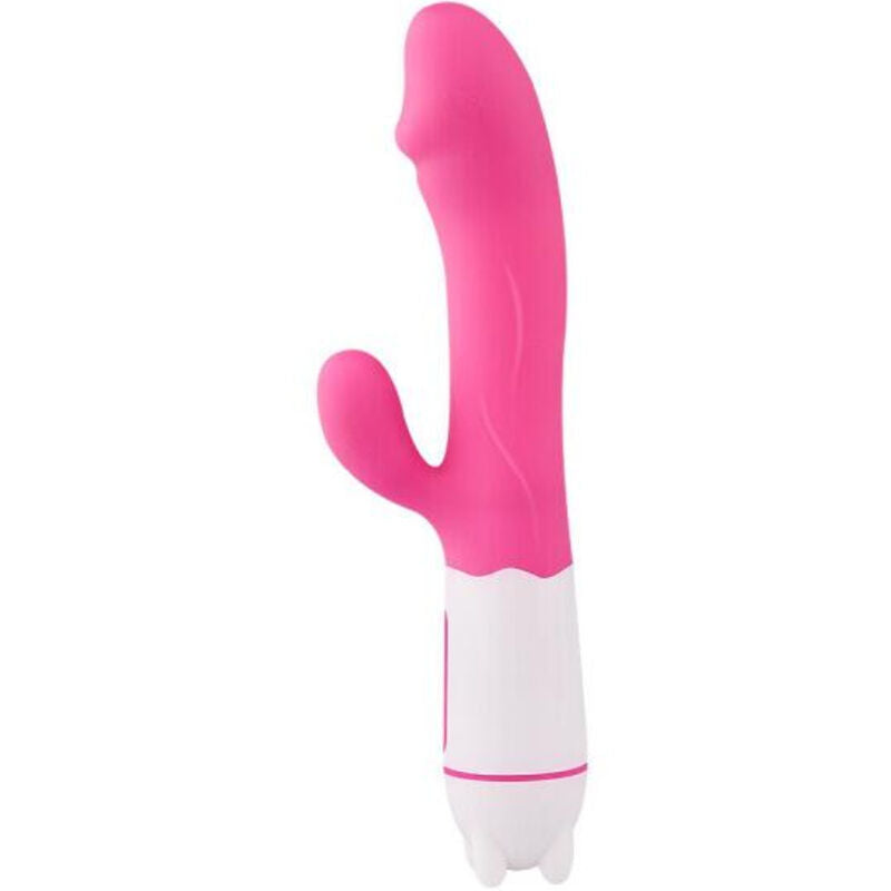 ARMONY - HAPPY VIBRATEUR & STIMULATEUR RECHARGEABLE FUCHSIA - 7eme ciel