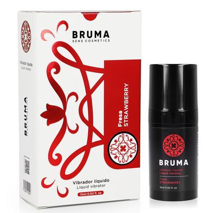 BRUMA - VIBRATEUR LIQUIDE ULTRA GLISSANT FRAISE 15 ML - 7eme ciel