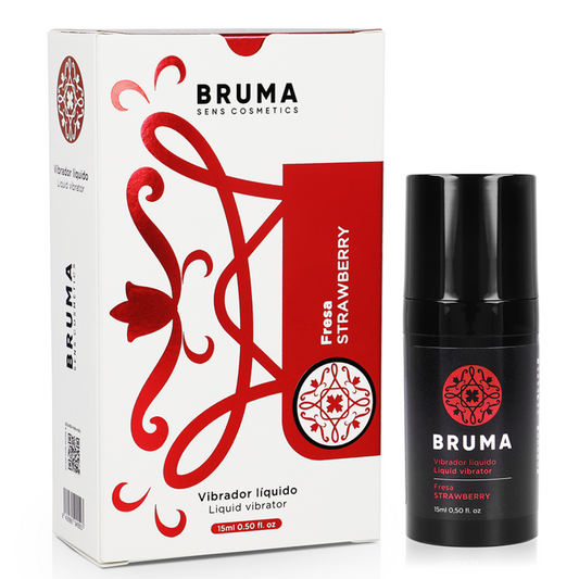 BRUMA - VIBRATEUR LIQUIDE ULTRA GLISSANT FRAISE 15 ML - 7eme ciel
