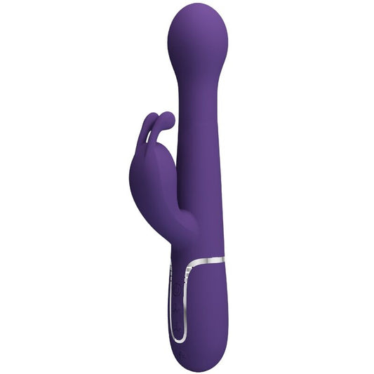 PRETTY LOVE - DEJON VIBRATEUR RABBIT 3 EN 1 MULTIFONCTION VIOLET - 7eme ciel