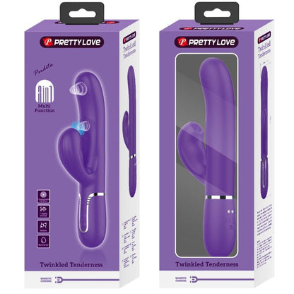 PRETTY LOVE - PERLITA VIBRATEUR G-SPOT 3 EN 1 MULTIFONCTION VIOLET - 7eme ciel
