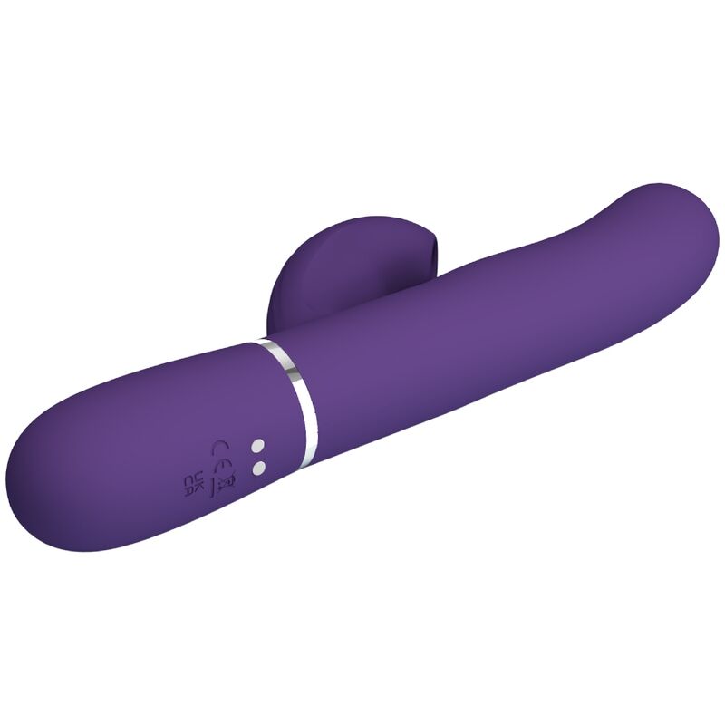 PRETTY LOVE - PERLITA VIBRATEUR G-SPOT 3 EN 1 MULTIFONCTION VIOLET - 7eme ciel