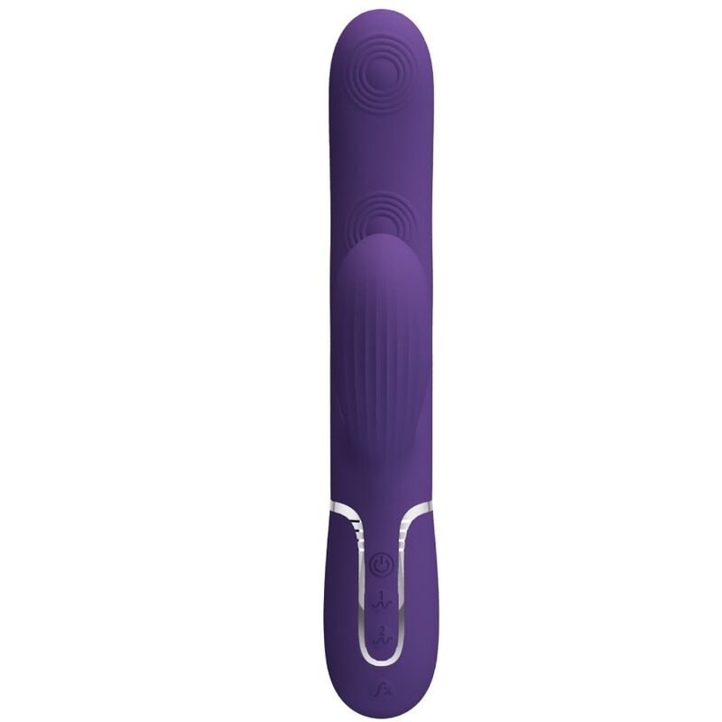 PRETTY LOVE - PERLITA VIBRATEUR G-SPOT 3 EN 1 MULTIFONCTION VIOLET - 7eme ciel