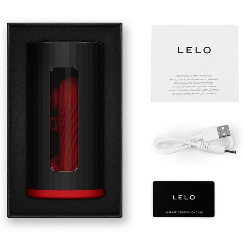 LELO - MASTURBATEUR MÂLE F1S V3 ROUGE - 7eme ciel