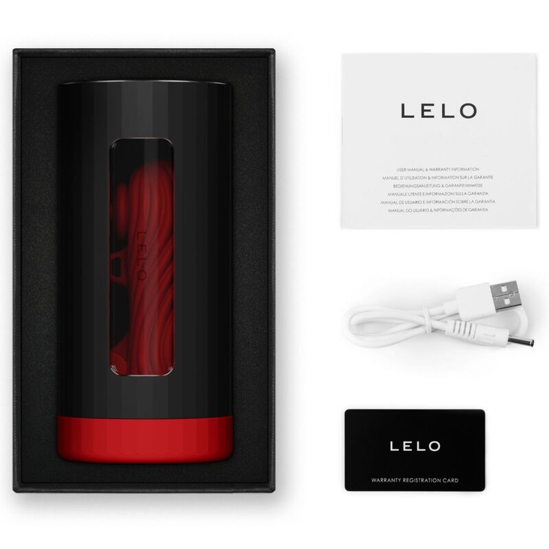 LELO - MASTURBATEUR MÂLE F1S V3 ROUGE XL - 7eme ciel
