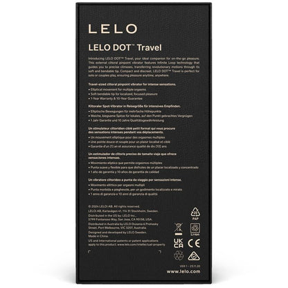 LELO - DOT TRAVEL STIMULATEUR DE CLITORIS ROSE - 7eme ciel