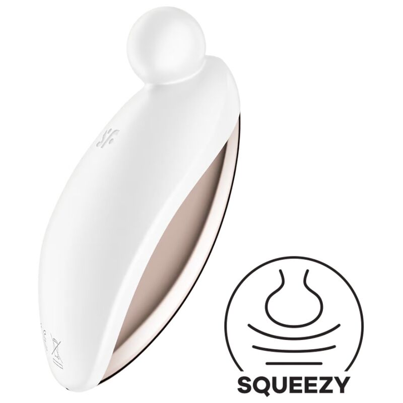 SATISFYER - SPOT ON 2 VIBRATEUR LAY-ON BLANC - 7eme ciel