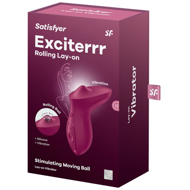 SATISFYER - VIBRATEUR EXCITERRR À POSER SUR LE CLITORIS FUCHSIA - 7eme ciel