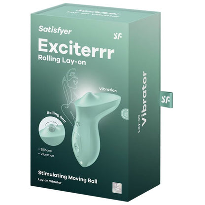 SATISFYER - VIBRATEUR EXCITERRR À POSER SUR LE CLITORIS MENTHE - 7eme ciel