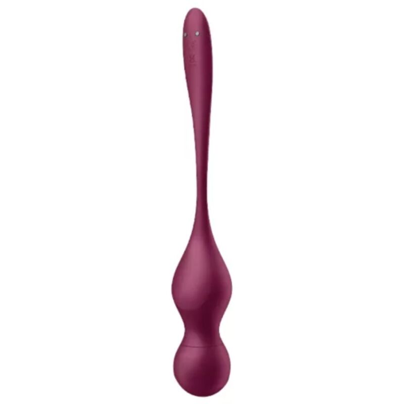 SATISFYER - LOVE BIRDS VARY BALLES VIBRANTES APPLICATION GRATUITE VIN ROUGE - 7eme ciel
