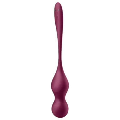 SATISFYER - LOVE BIRDS VARY BALLES VIBRANTES APPLICATION GRATUITE VIN ROUGE - 7eme ciel