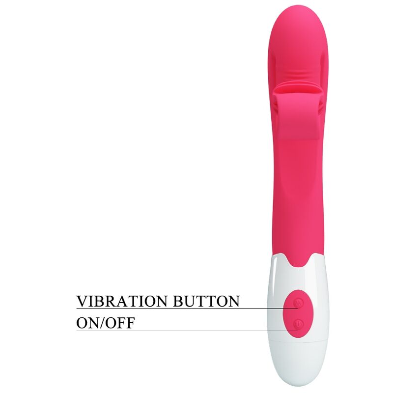 ROMANCE - VIBRATEUR ET STIMULATEUR 30 VITESSES ROSE - 7eme ciel