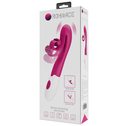 ROMANCE - VIBRATEUR ET STIMULATEUR 30 VITESSES ROSE - 7eme ciel