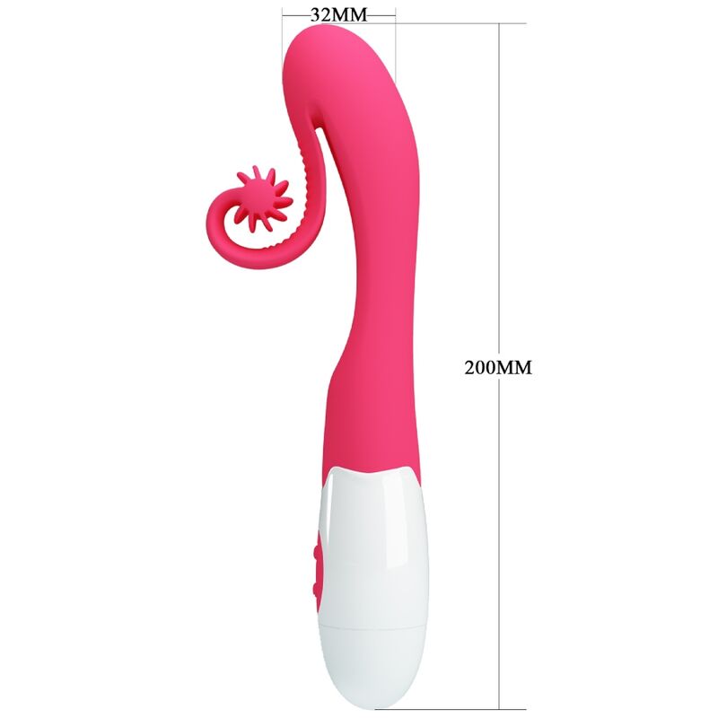 ROMANCE - VIBRATEUR ET STIMULATEUR 30 VITESSES ROSE - 7eme ciel