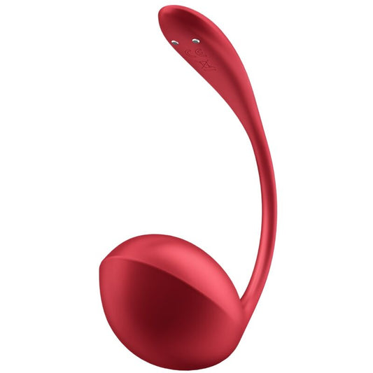 SATISFYER - SHINY PETAL STIMULATEUR À TÉLÉCOMMANDE À DISTANCE G POINT ROUGE APPLICATION GRATUITE - 7eme ciel