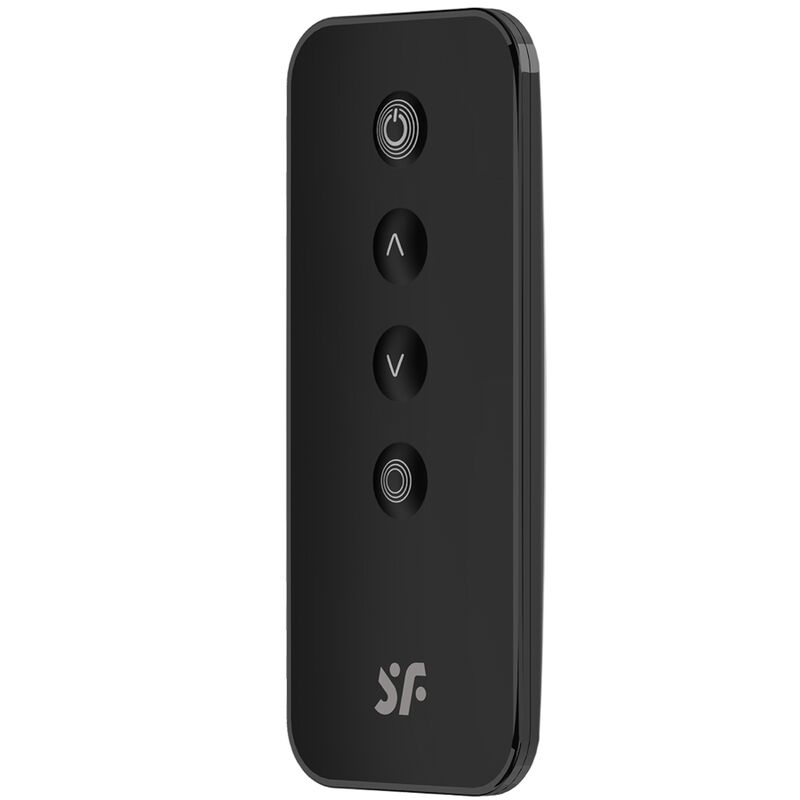 SATISFYER - RIBBED PETAL TÉLÉCOMMANDE DE STIMULATEUR DE POINT G NOIR APPLICATION GRATUITE - 7eme ciel