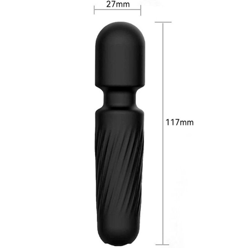 ARMONY - YOUR MAGIC MASSEUR & VIBRATEUR RECHARGEABLE 10 VIBRATIONS NOIR - 7eme ciel