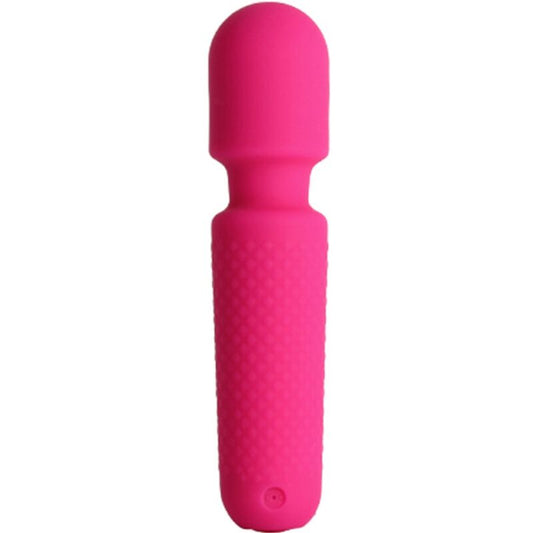 ARMONY - YOUR MAGIC MASSEUR & VIBRATEUR RECHARGEABLE 10 VIBRATIONS BAGUETTE DOTS ROSE - 7eme ciel