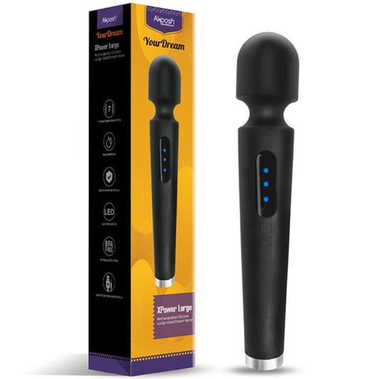 ARMONY - X POWER GRAND MASSAGE & VIBRATEUR 7 VIBRATIONS NOIR - 7eme ciel