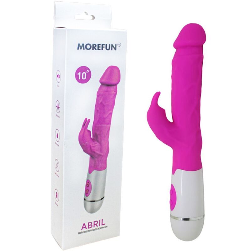 ARMONY - ABRIL VIBRATEUR RABBIT 16 VITESSES ROSE - 7eme ciel