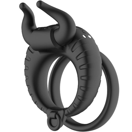 ARMONY - BULL'S PASION ANNEAU VIBRANT 10 VITESSES NOIR - 7eme ciel