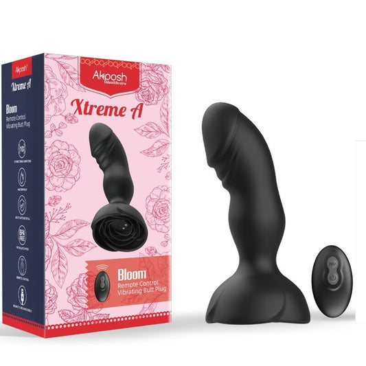 ARMONY - EXTREME A BLOOM VIBRATEUR ROSE ET PLUG ANAL TÉLÉCOMMANDE NOIR - 7eme ciel