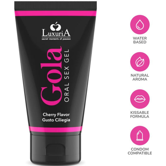 INTIMATELINE LUXURIA - GEL SEXUEL ORAL SAVEUR CERISE 50 ML - 7eme ciel