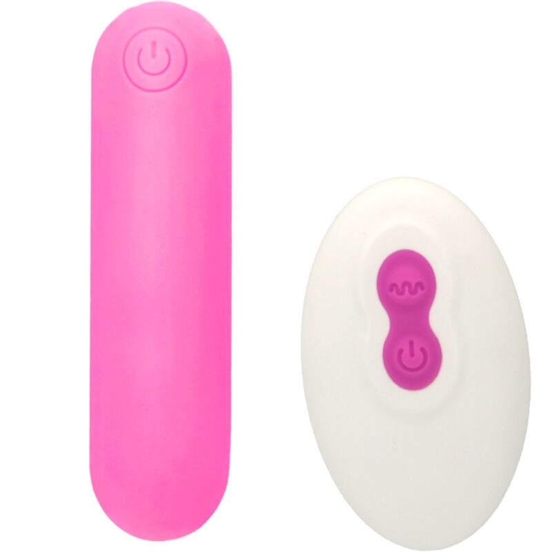 ARMONY - SPLASH JOLINE VIBRATEUR BULLET TÉLÉCOMMANDE EN SILICONE 10 VIBRATIONS 65 X 15 CM ROSE - 7eme ciel