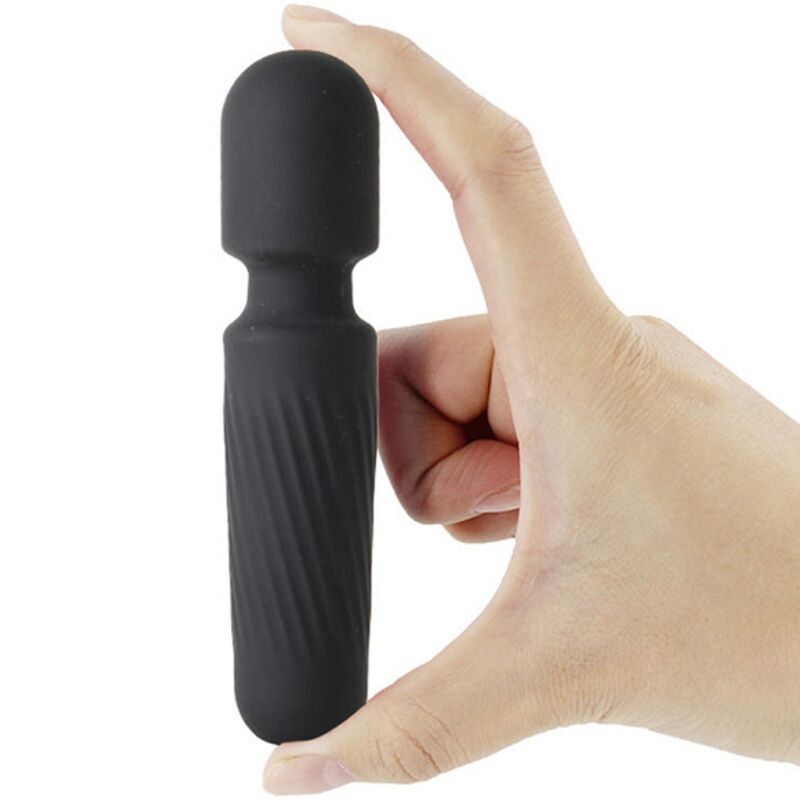 ARMONY - YOUR MAGIC MASSEUR & VIBRATEUR RECHARGEABLE 10 VIBRATIONS NOIR - 7eme ciel