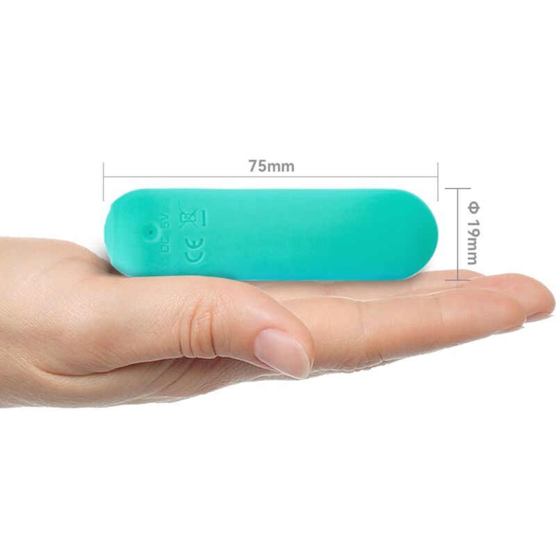 ARMONY - SPLASH HAHA VIBRATEUR BULLET SILICONE 10 VIBRATIONS 75 X 19 CM VERT - 7eme ciel