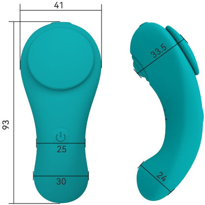 ARMONY - PLEASURE PANTY VIBRATEUR TÉLÉCOMMANDE 3 VITESSES VERT - 7eme ciel