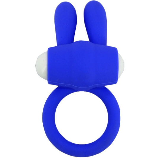 ARMONY - MR BUNNY ANNEAU VIBRATEUR SILICONE BLEU - 7eme ciel
