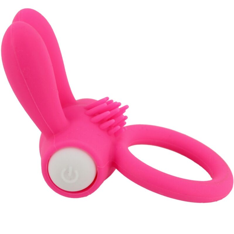 ARMONY - MR BUNNY ANNEAU VIBRATEUR SILICONE ROSE - 7eme ciel