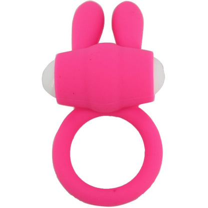 ARMONY - MR BUNNY ANNEAU VIBRATEUR SILICONE ROSE - 7eme ciel