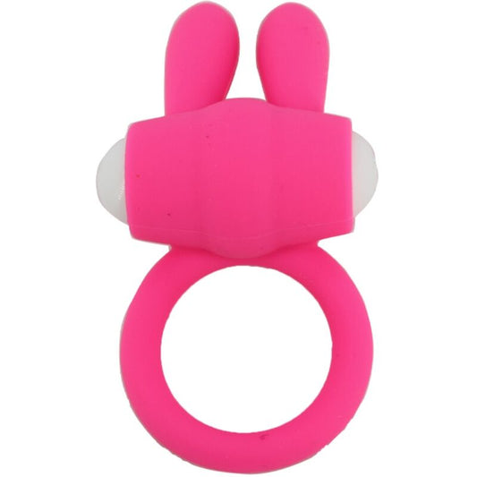 ARMONY - MR BUNNY ANNEAU VIBRATEUR SILICONE ROSE - 7eme ciel