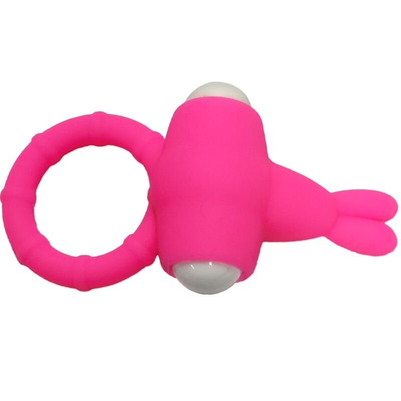 ARMONY - MS BUNNY ANNEAU VIBRATEUR SILICONE ROSE - 7eme ciel