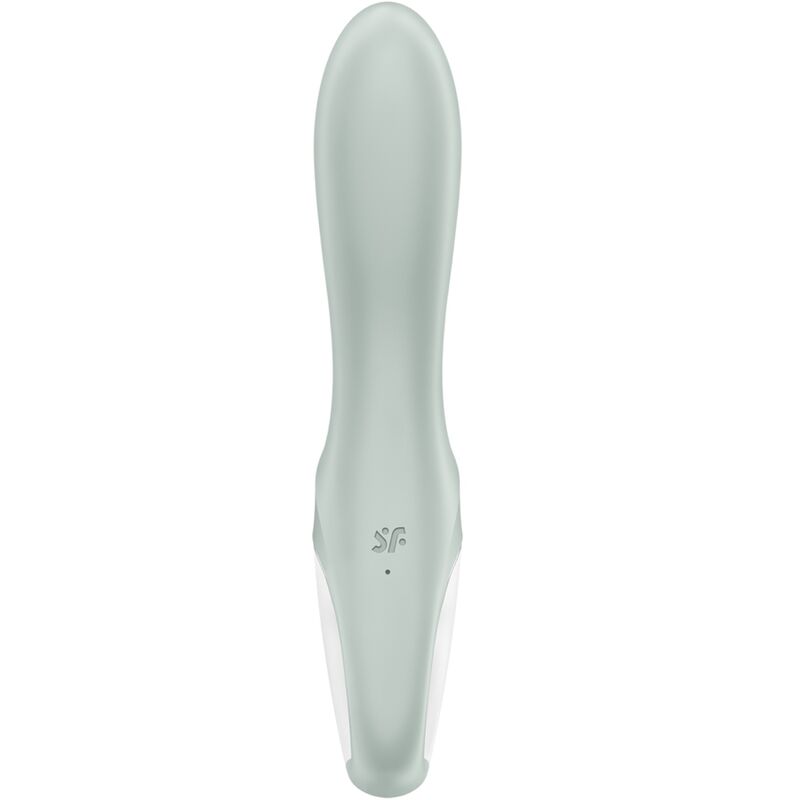SATISFYER - AIR PUMP BOOTY 3 VIBRATEUR ANAL GONFLABLE GRIS VERT - 7eme ciel