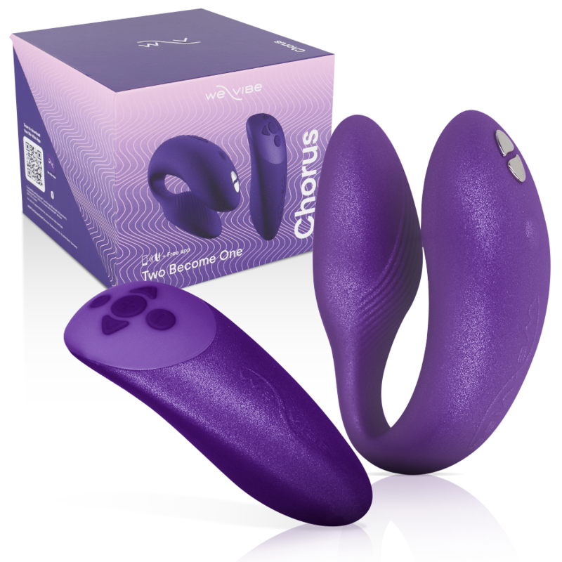WE-VIBE - VIBRATEUR CHORUS POUR COUPLES AVEC CONTRÔLE DE SQUEEZE LILAS - 7eme ciel
