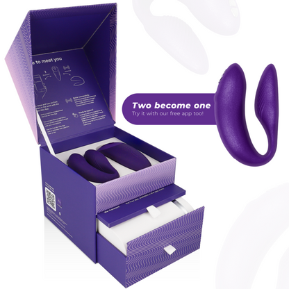WE-VIBE - VIBRATEUR CHORUS POUR COUPLES AVEC CONTRÔLE DE SQUEEZE LILAS - 7eme ciel