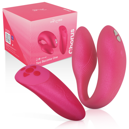 WE-VIBE - VIBRATEUR CHORUS POUR COUPLES AVEC COMMANDE DE SQUEEZE ROSE - 7eme ciel
