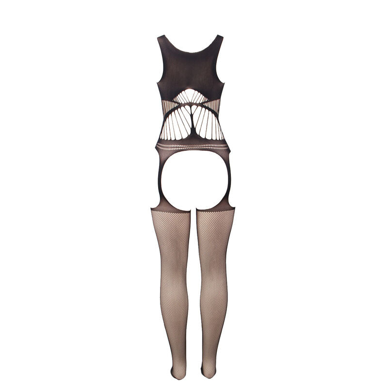 SUBBLIME - 951900 BODYSTOCKING RÉSILLE SANS FOURRURE AVEC COQUE ET ÉPAULES OUVERTES NOIR TAILLE UNIQUE - 7eme ciel