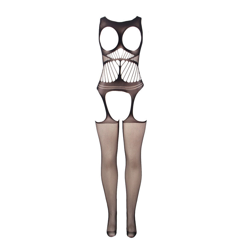 SUBBLIME - 951900 BODYSTOCKING RÉSILLE SANS FOURRURE AVEC COQUE ET ÉPAULES OUVERTES NOIR TAILLE UNIQUE - 7eme ciel