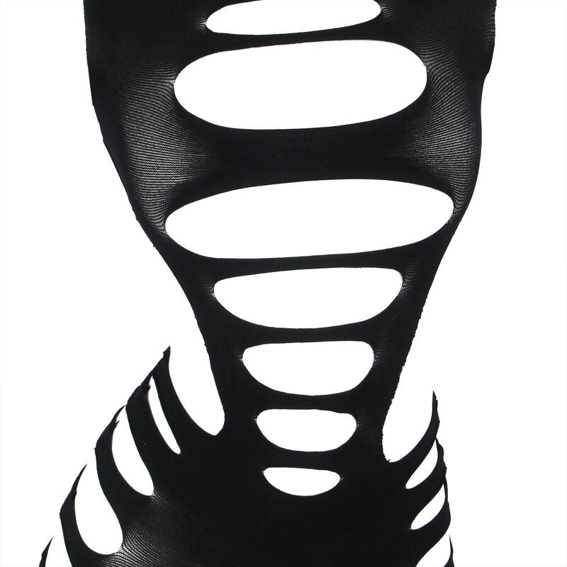 SUBBLIME - 952266 ROBE RÉSILLE ÉLASTIQUE MANCHES LONGUES NOIR TAILLE UNIQUE - 7eme ciel