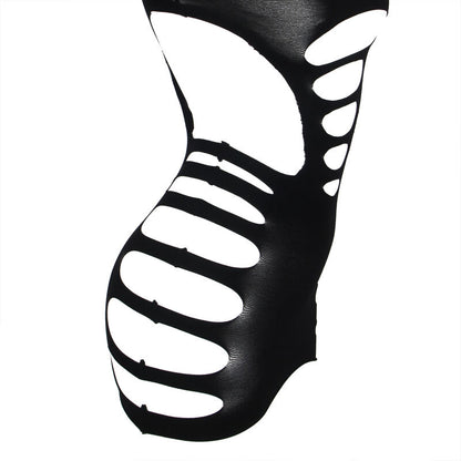 SUBBLIME - 952266 ROBE RÉSILLE ÉLASTIQUE MANCHES LONGUES NOIR TAILLE UNIQUE - 7eme ciel