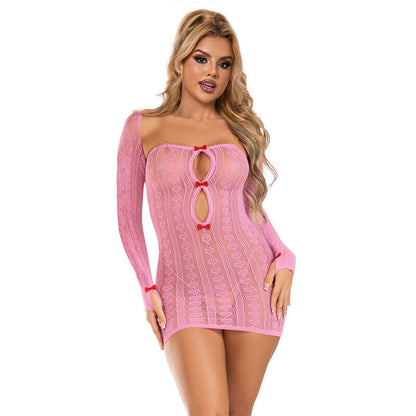 SUBBLIME - 952471 ROBE RÉSEILLE ROSE TAILLE UNIQUE - 7eme ciel