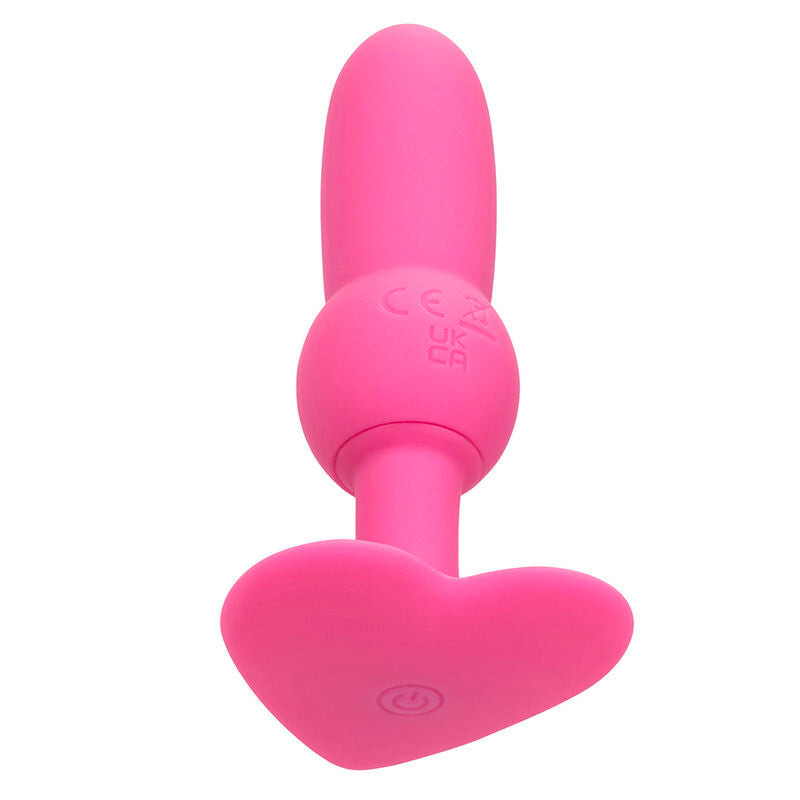 CALEXOTICS - FIRST TIME SONDE ANAL PLUG PERLÉE 10 VIBRATIONS ROSE - 7eme ciel